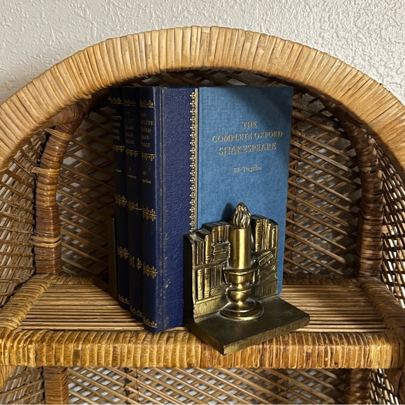 Other - Vintage brass bookends! heavy!